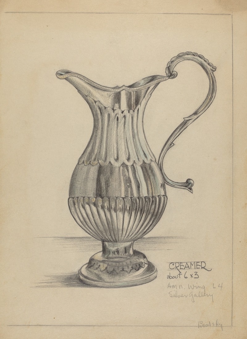 S. Brodsky - Silver Pitcher