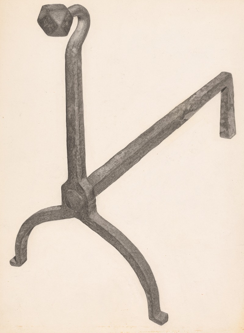 Salvatore Borrazzo - Andiron (one of pair)