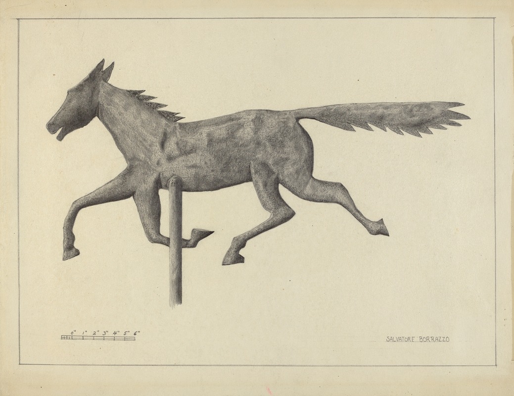 Salvatore Borrazzo - Prairie Horse Weather Vane