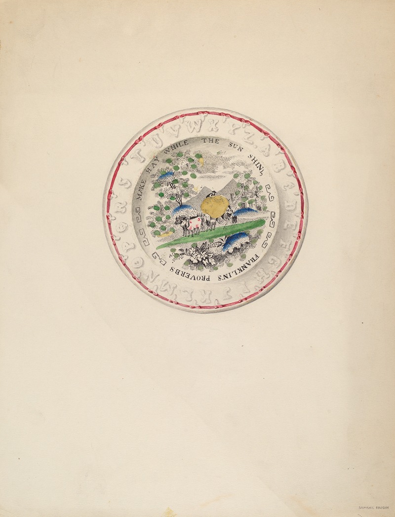 Samuel Faigin - Plate