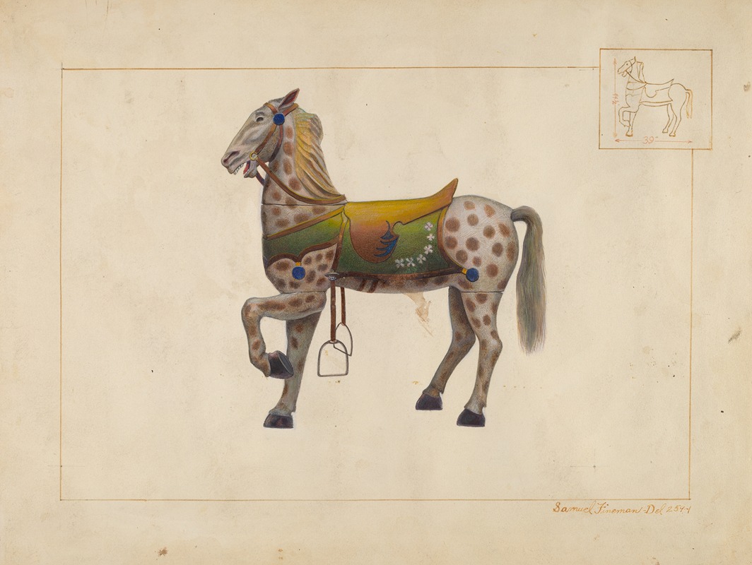 Samuel Fineman - Carousel Horse