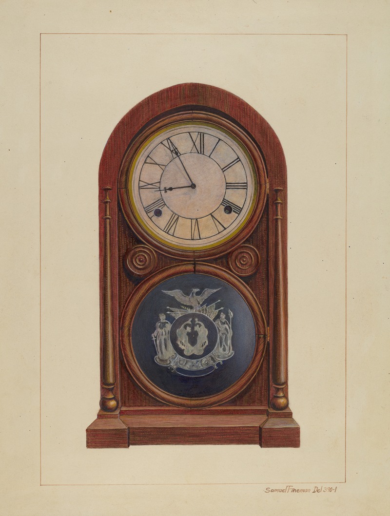 Samuel Fineman - Mantel Clock or Shelf Clock