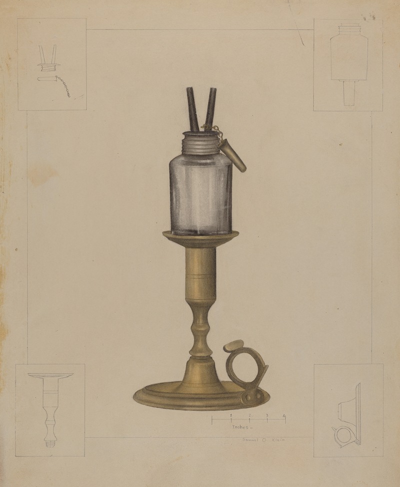 Samuel O. Klein - Peg Lamp