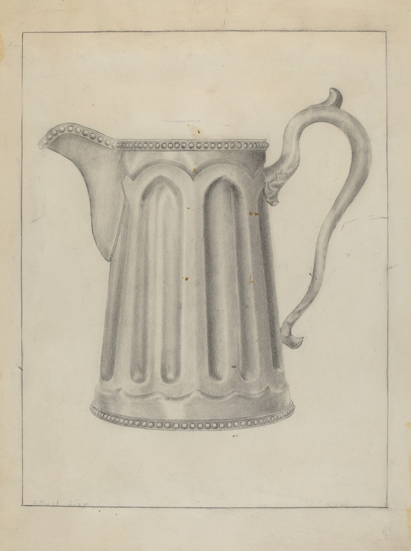 Samuel O. Klein - Pewter Creamer