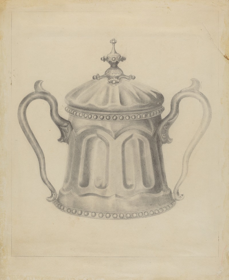 Samuel O. Klein - Pewter Sugar Bowl