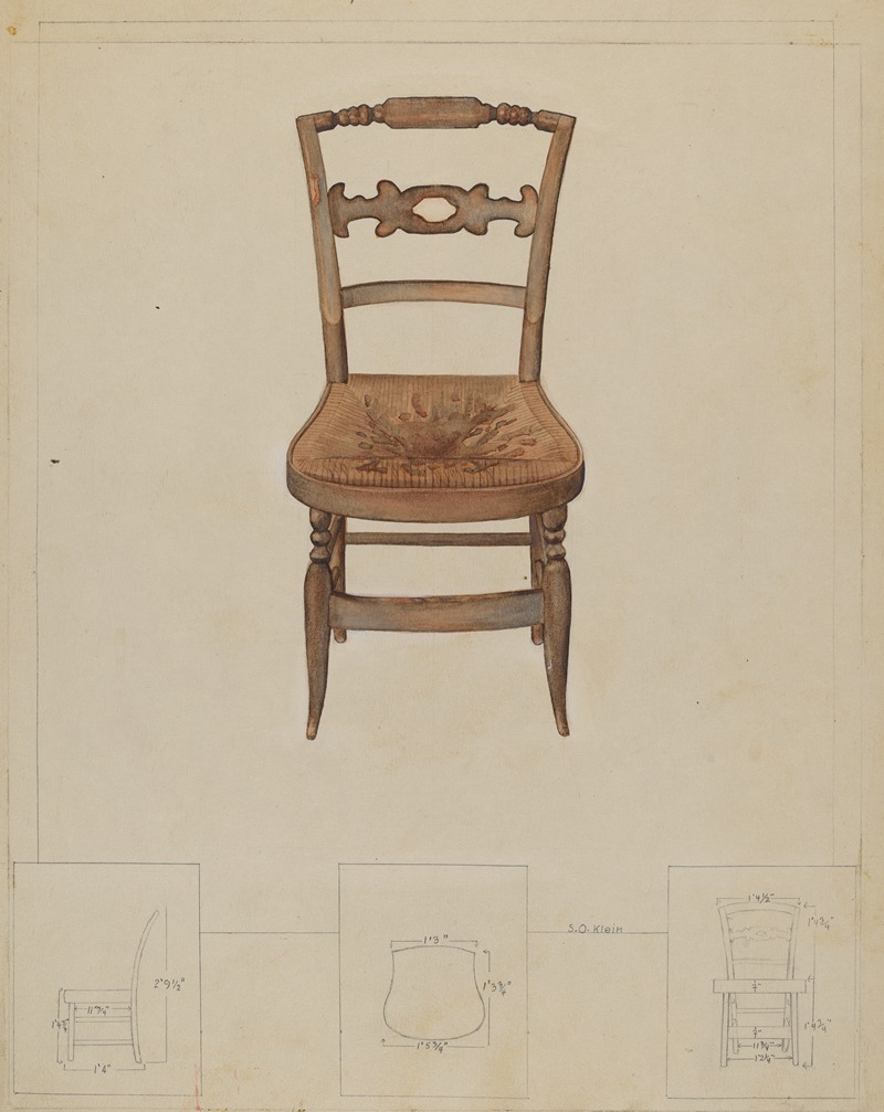 Samuel O. Klein - Rush Bottom Chair