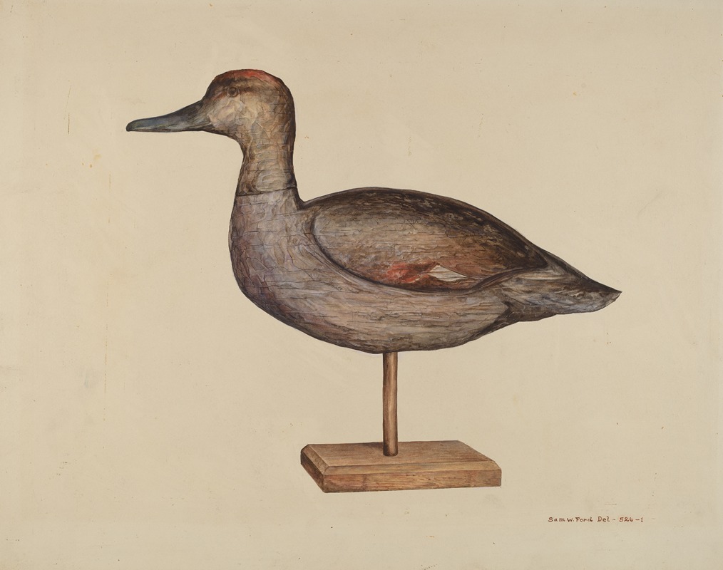 Samuel W. Ford - Gadwall Decoy