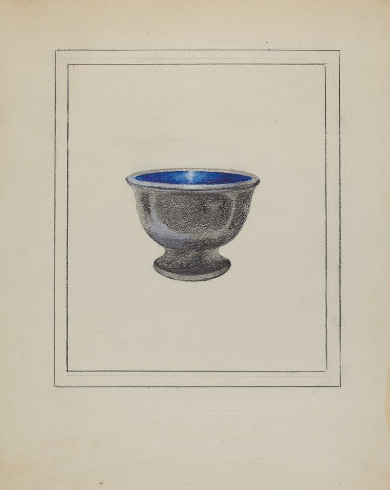 Sara Garfinkel - Pewter Salt or Sugar Bowl