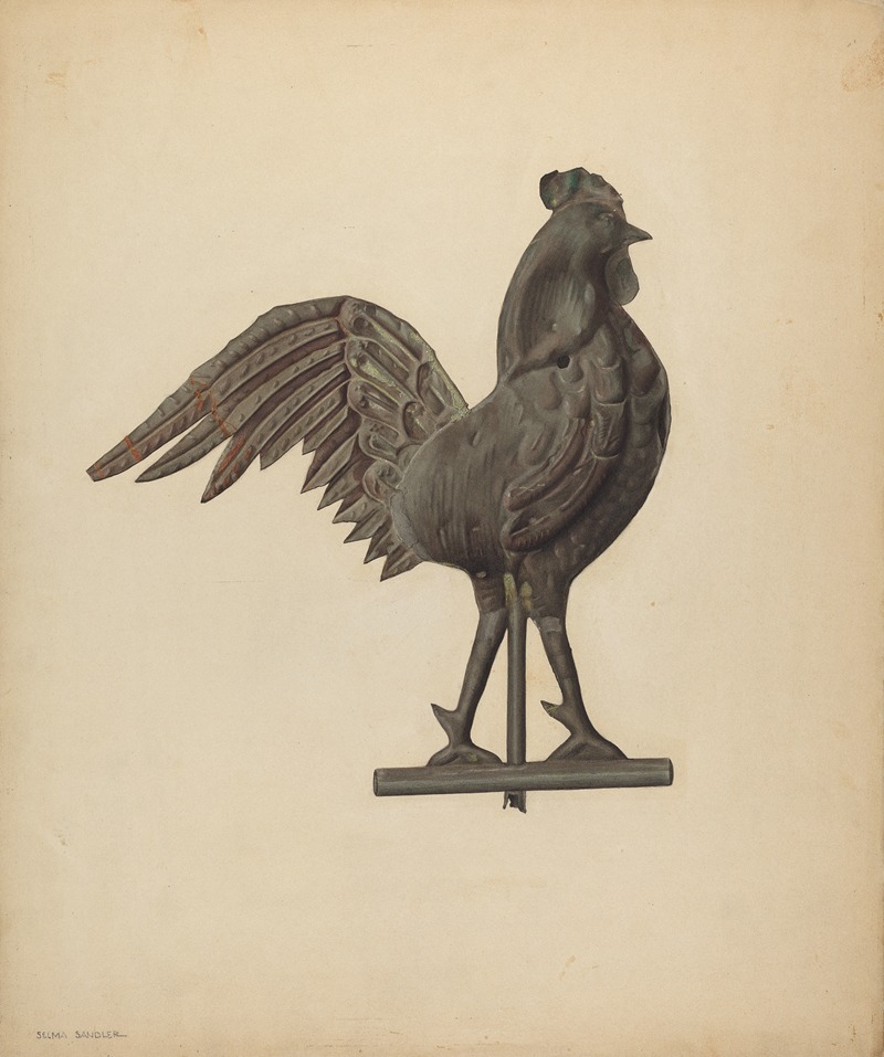 Selma Sandler - Weather Vane – Cock