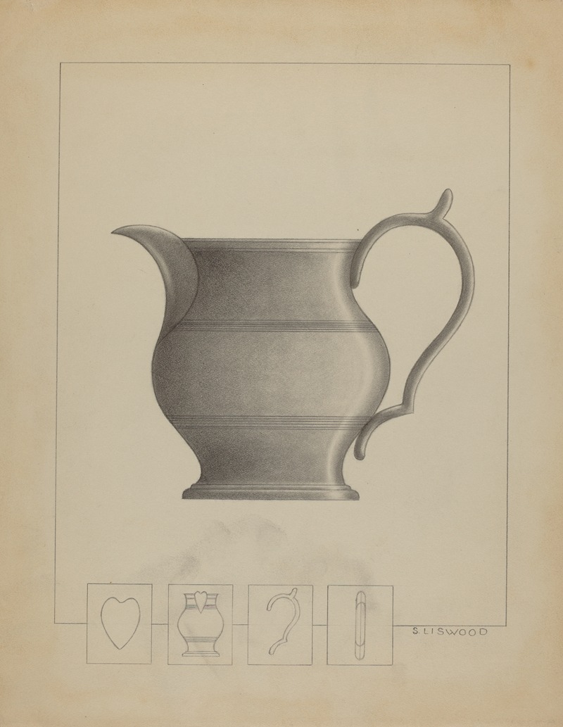Sidney Liswood - Pewter Pitcher