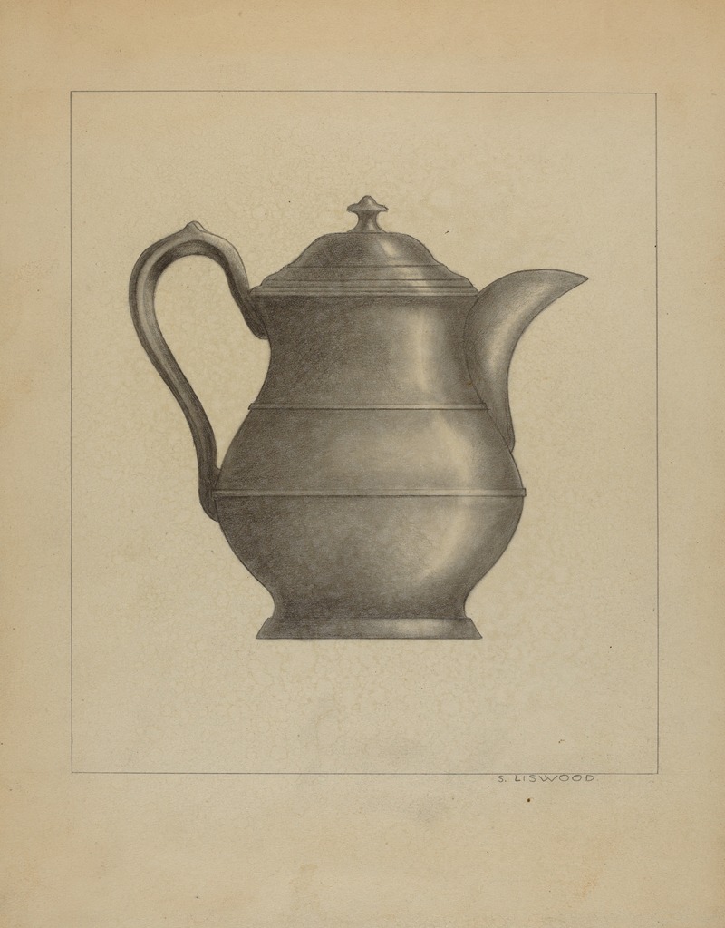 Sidney Liswood - Pewter Pitcher