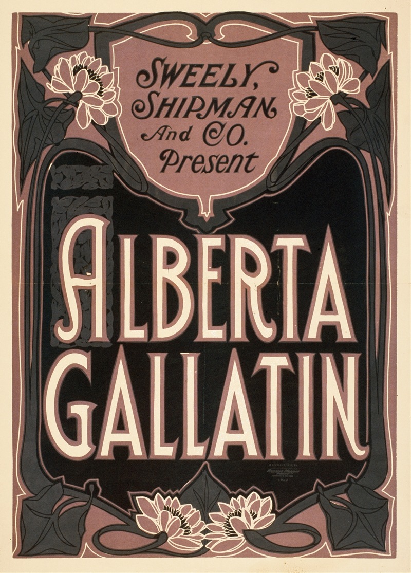 U.S. Lithograph Co. - Alberta Gallatin