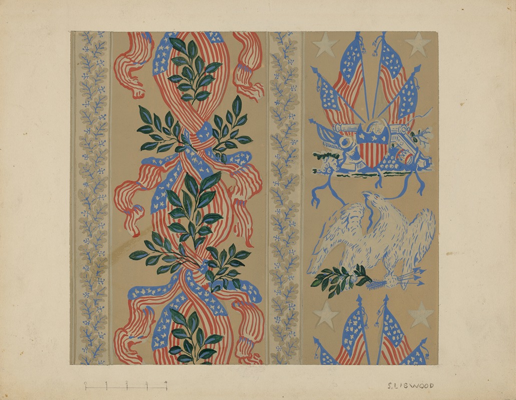 Sidney Liswood - Wall Paper and Border