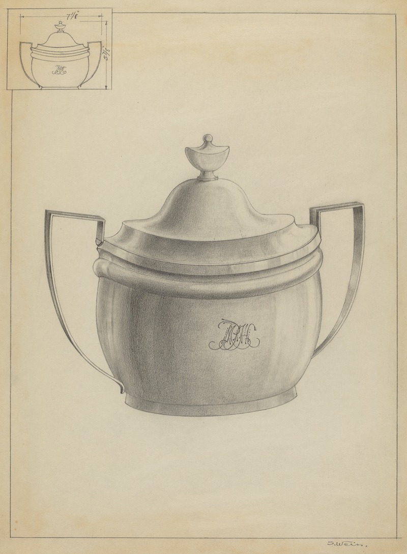 Simon Weiss - Silver Sugar Bowl