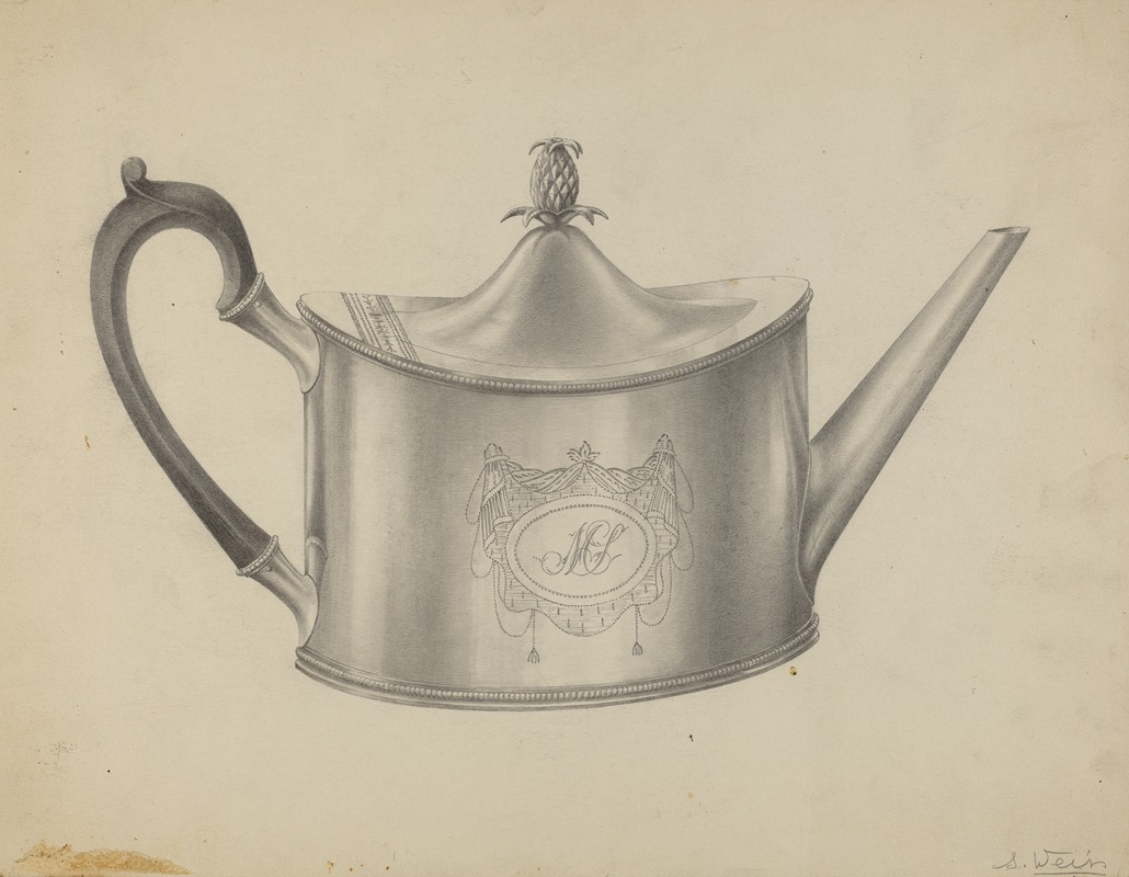 Simon Weiss - Silver Teapot