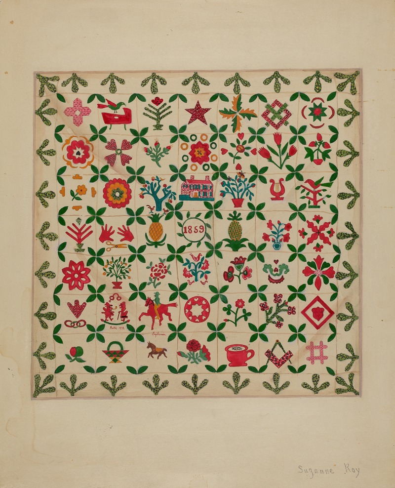 Suzanne Roy - Applique Quilt