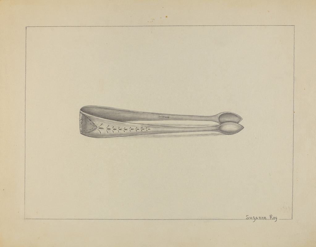 Suzanne Roy - Silver Sugar Tongs