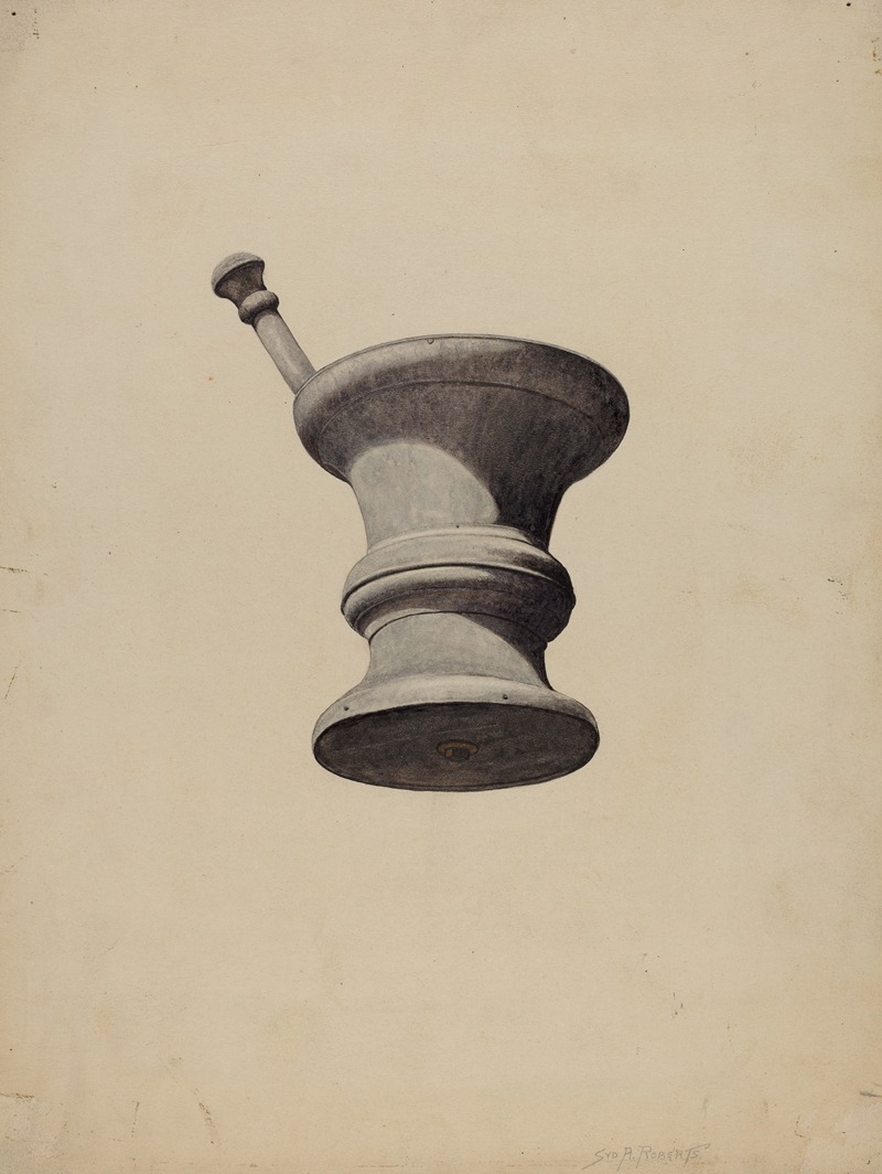 Sydney Roberts - Mortar and Pestle Sign