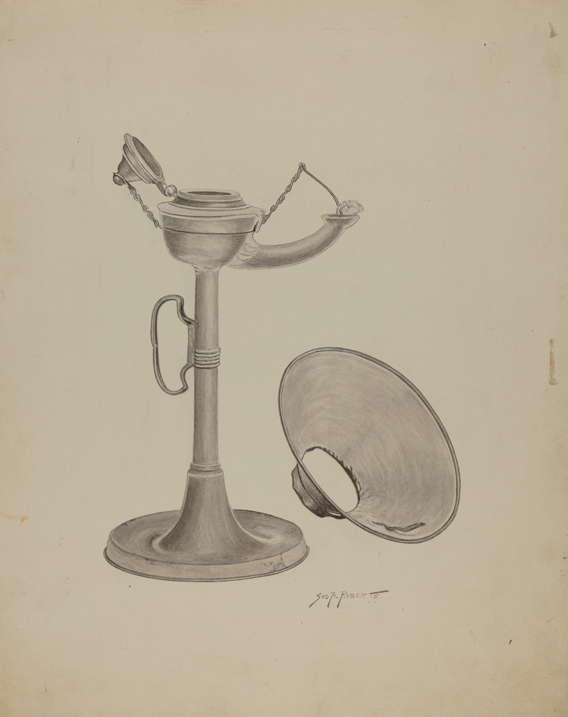 Sydney Roberts - Pewter Lamp