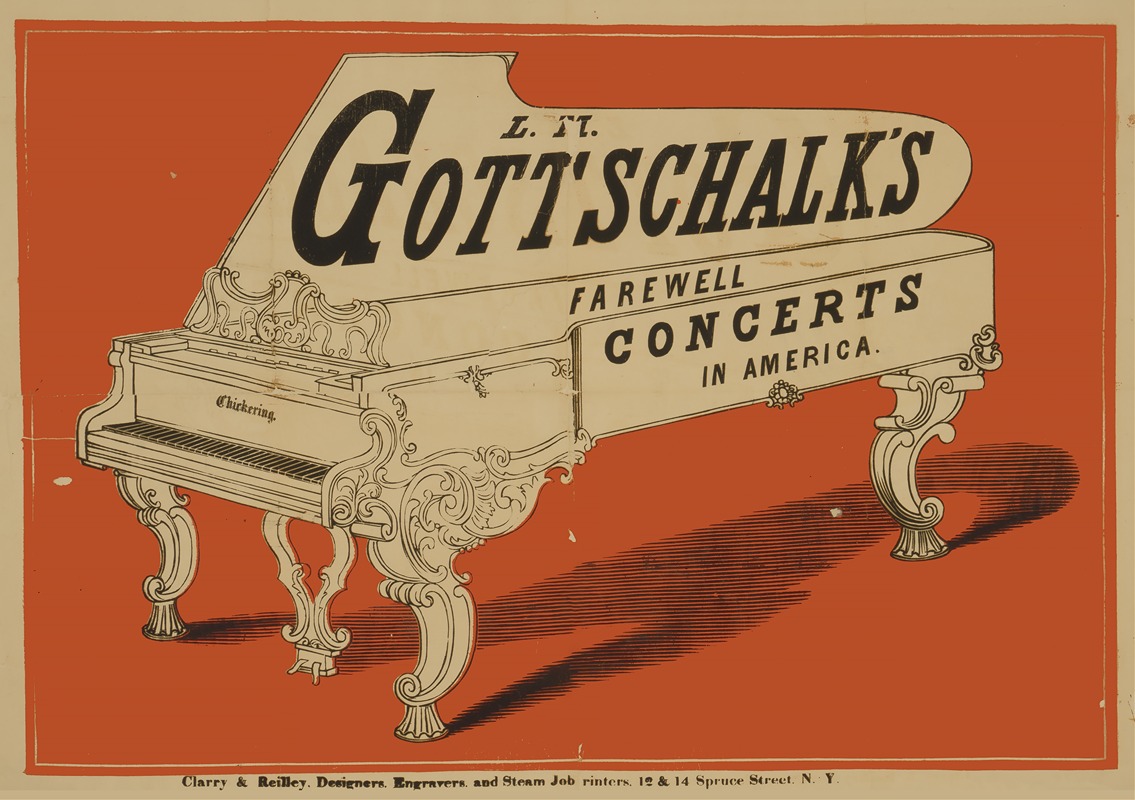 Anonymous - L.M. Gottschalk’s farewell concerts in America