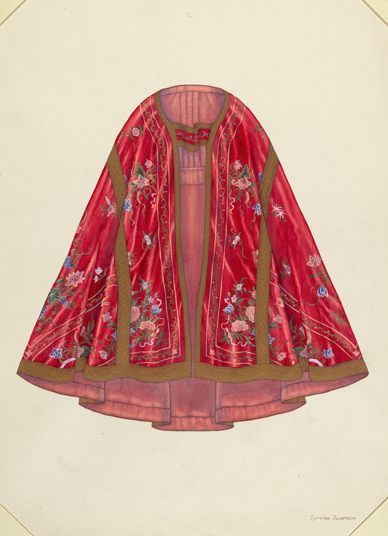 Syrena Swanson - Ecclesiastical Vestment (front view)