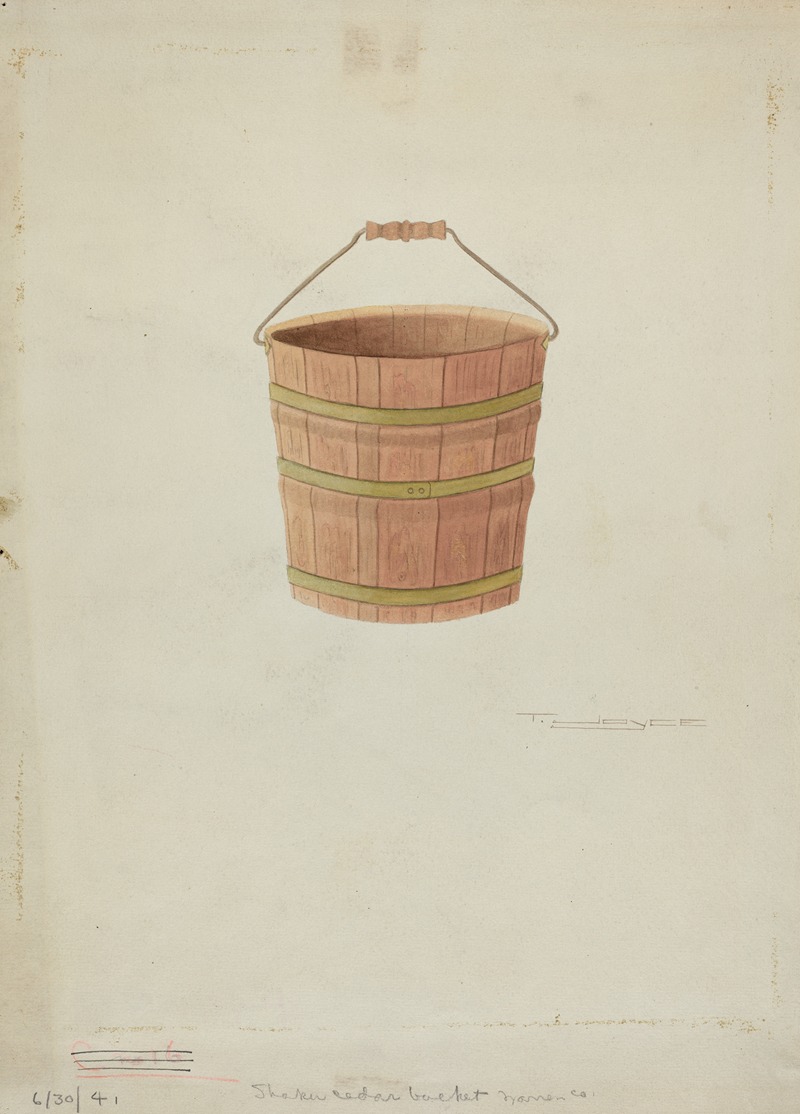 T. Joyce - Shaker Cedar Bucket