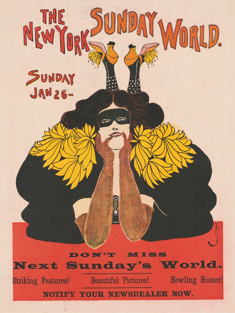 Frank King - The New York Sunday World. Sunday Jan. 26.