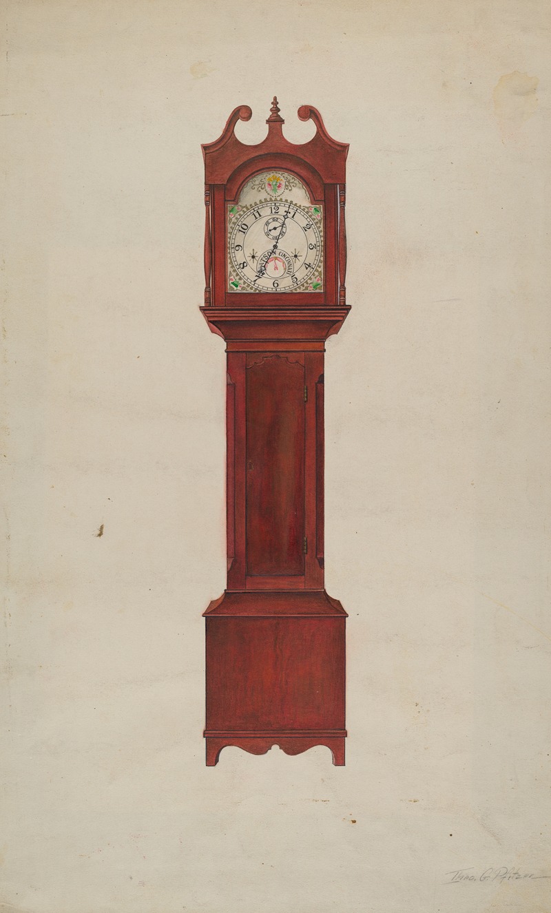 Theodore Pfitzer - Hall Clock (Grandfather’s Clock)