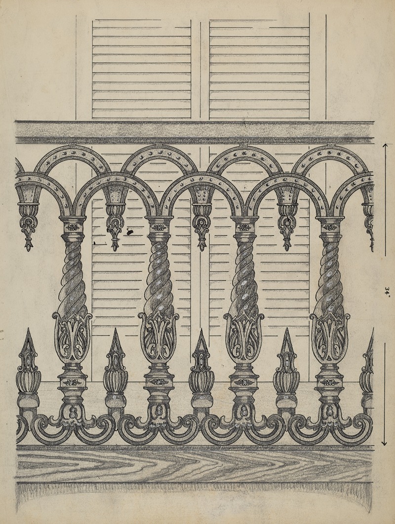 Thomas Byrne - Cast Iron Balcony Rail