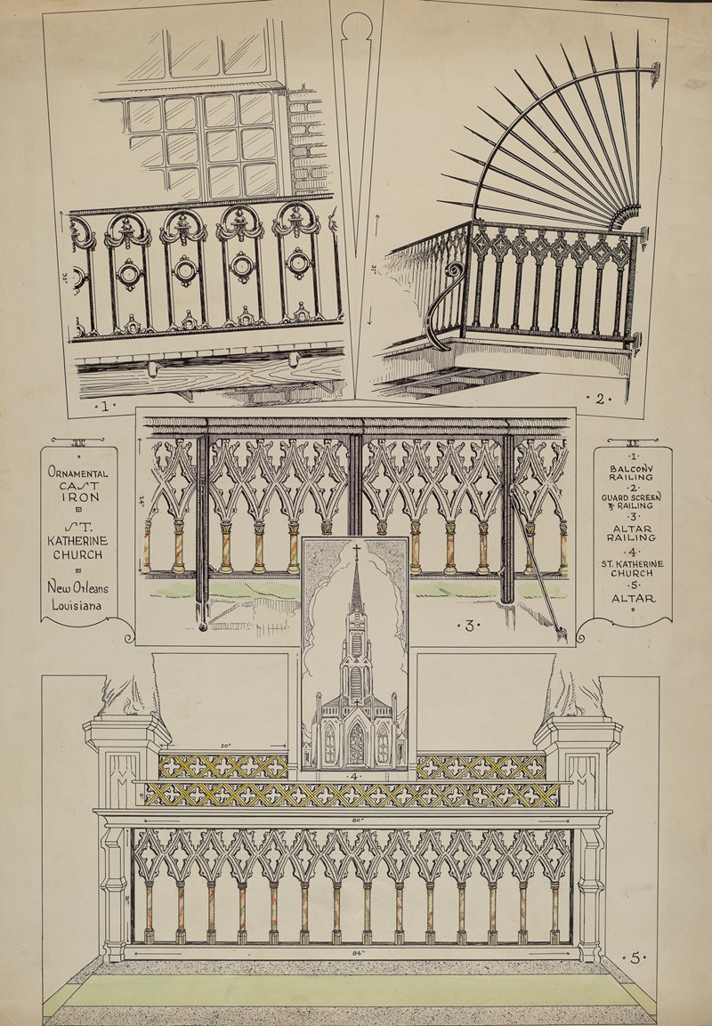 Thomas Byrne - Cast Iron Balcony Rail