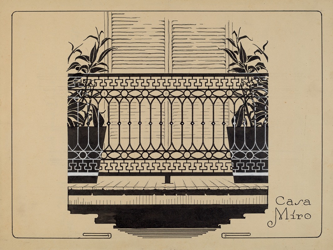 Thomas Byrne - Cast Iron Balcony Rail