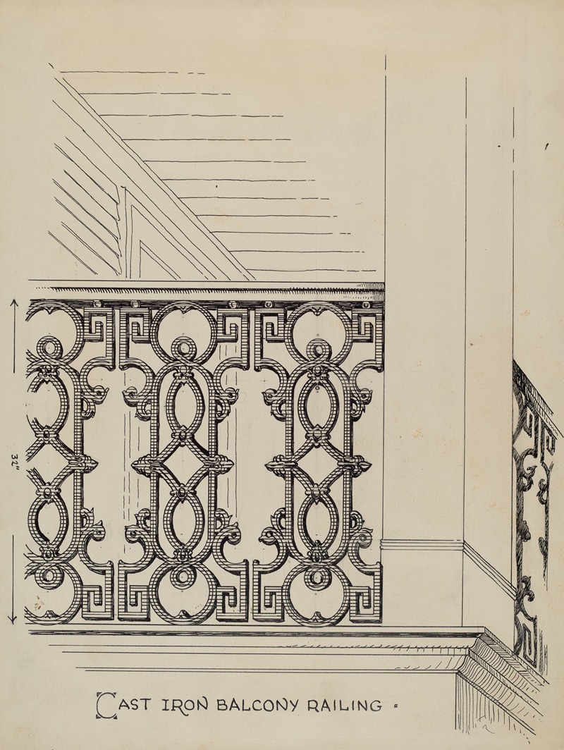 Thomas Byrne - Cast Iron Balcony Railing