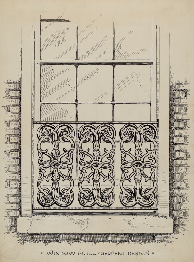 Thomas Byrne - Cast Iron Window Grill