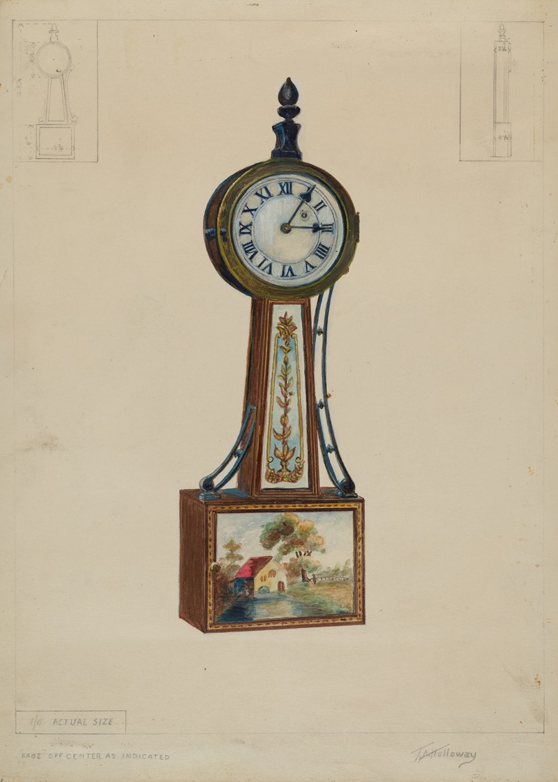 Thomas Holloway - Wall Clock