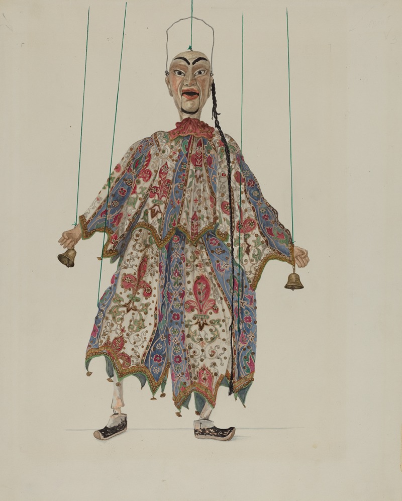 Vera Van Voris - Puppet – Chinese Minstrel