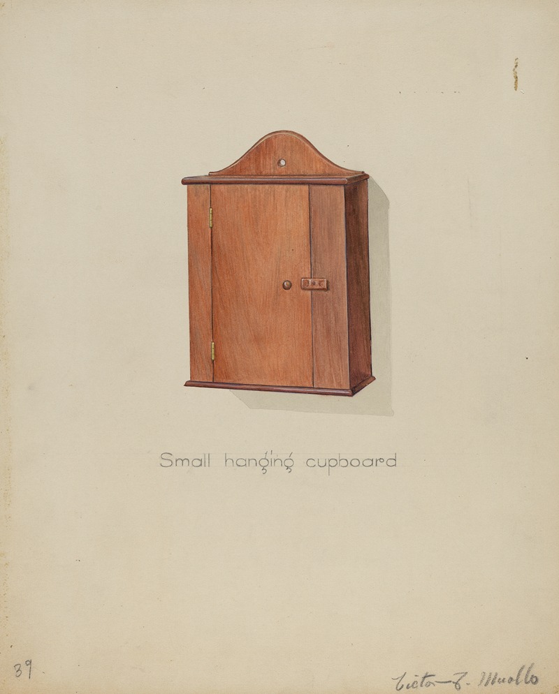 Victor F. Muollo - Shaker Hanging Cupboard