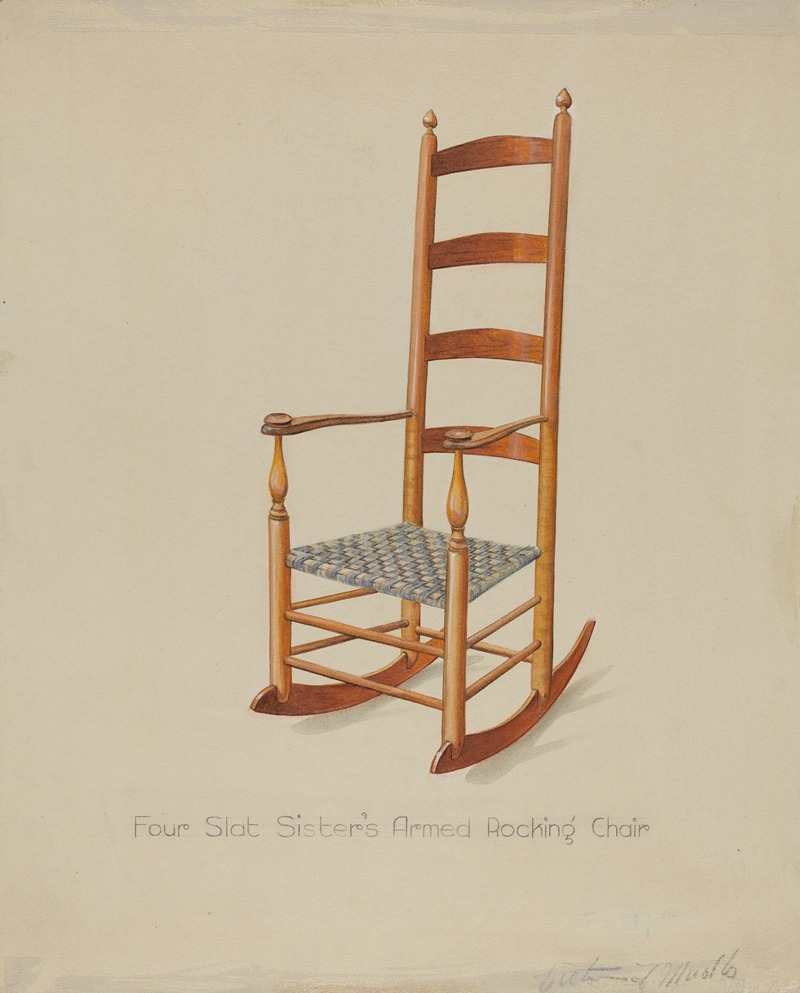 Victor F. Muollo - Shaker Rocking Chair