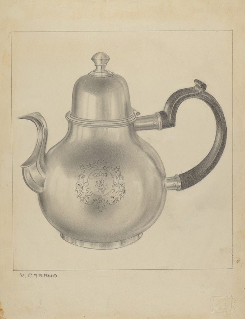 Vincent Carano - Silver Coffee Pot