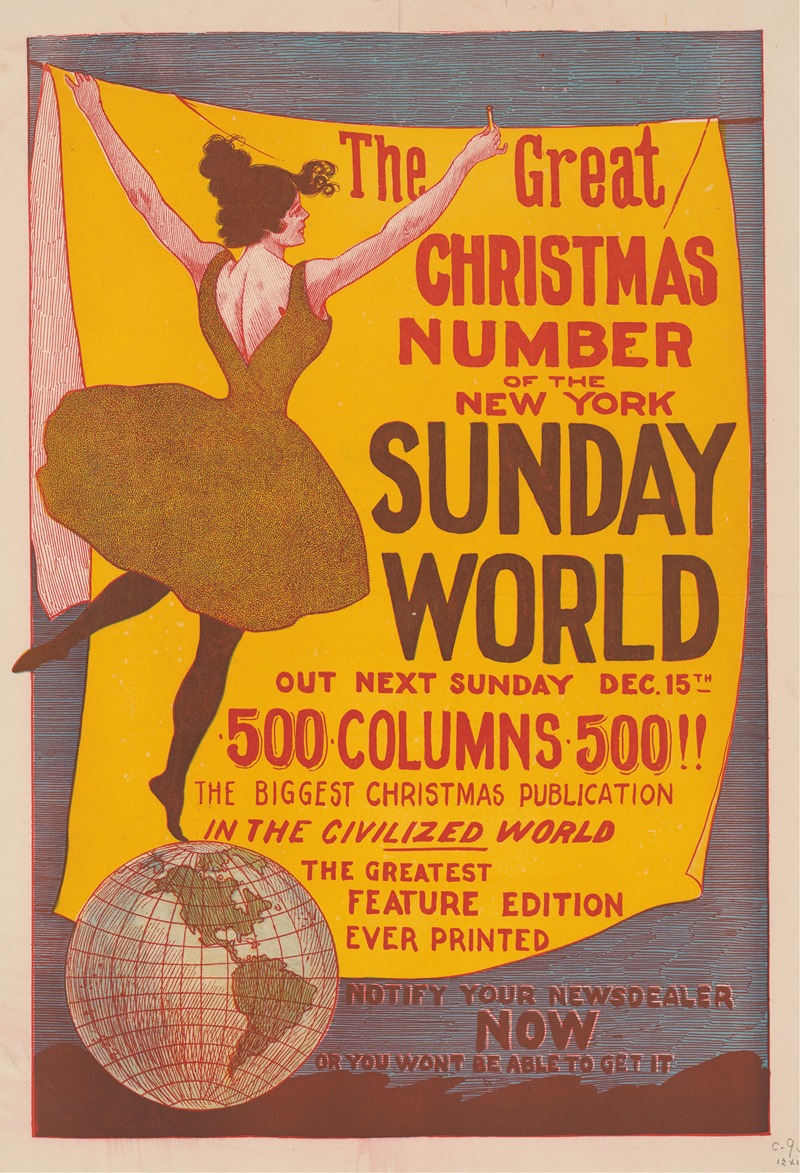 Anonymous - The New York Sunday World the great Christmas number.