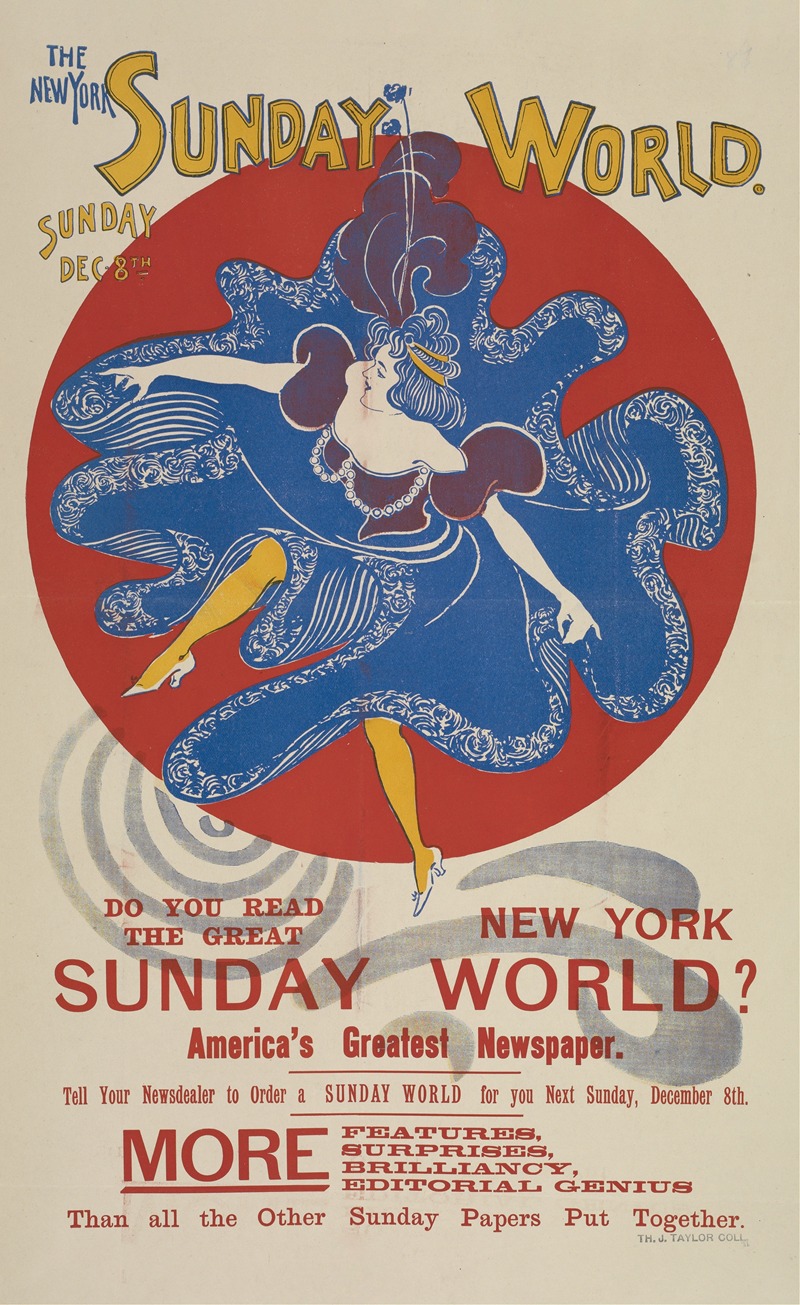 Anonymous - The New York Sunday world. Sunday Dec 8th. 1895