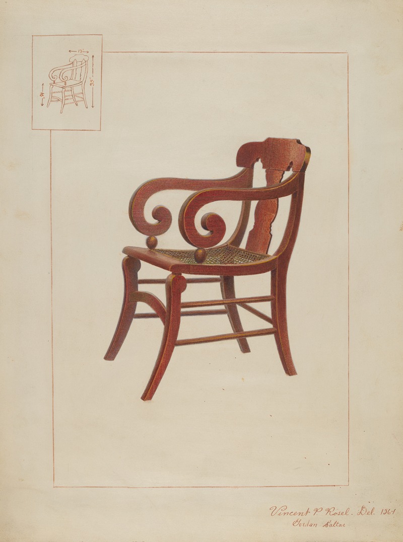 Vincent P. Rosel - Empire Chair