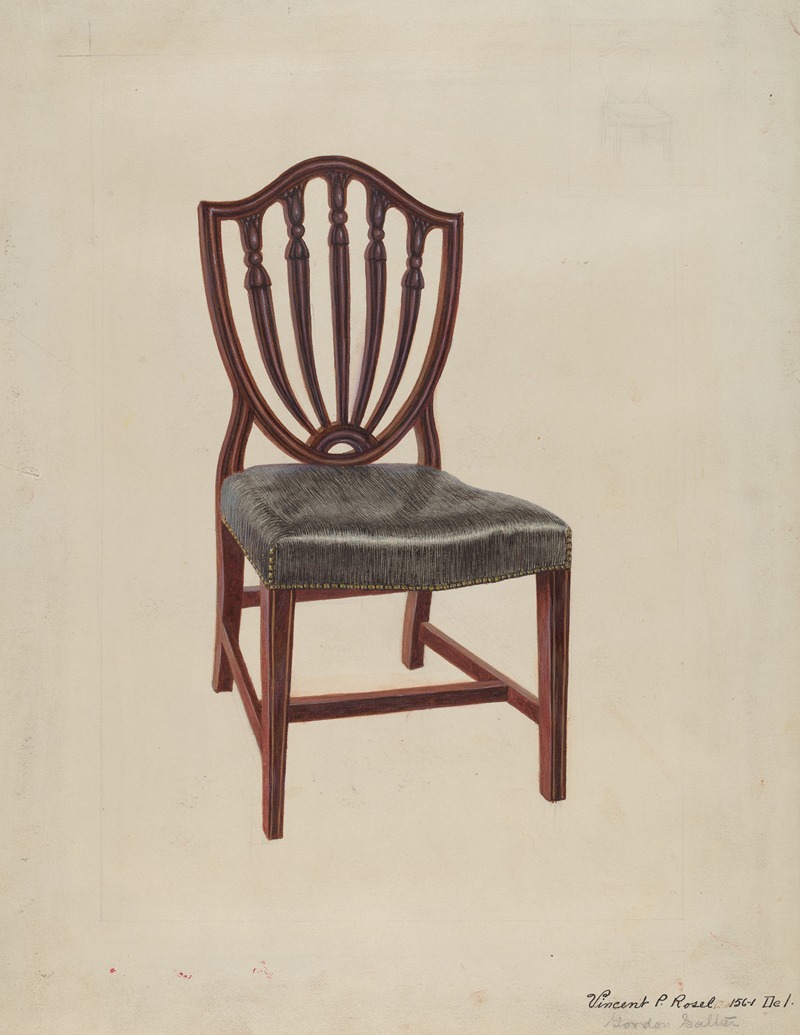 Vincent P. Rosel - Hepplewhite Chair