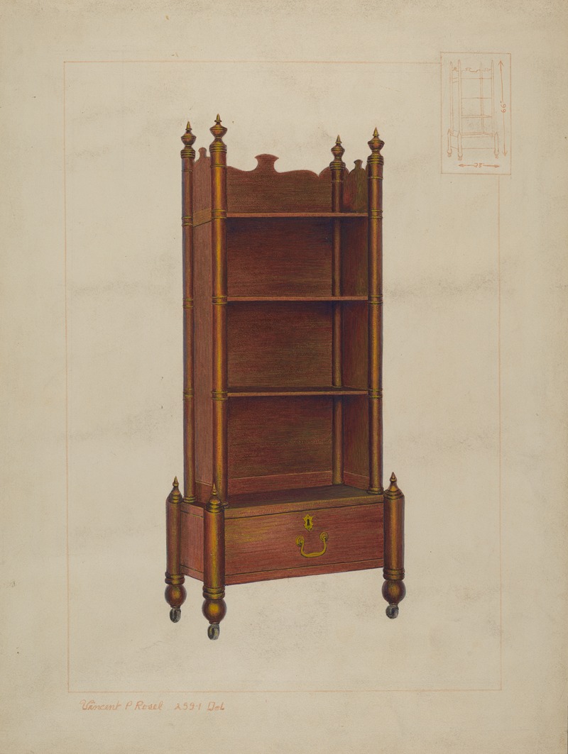 Vincent P. Rosel - Bookcase