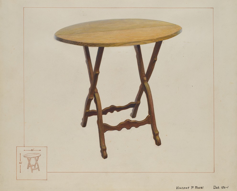 Vincent P. Rosel - Table