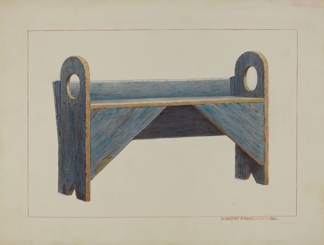 Vincent P. Rosel - Wagon Bench