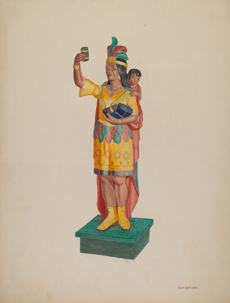 Violet Hartenstein - Cigar Store Indian