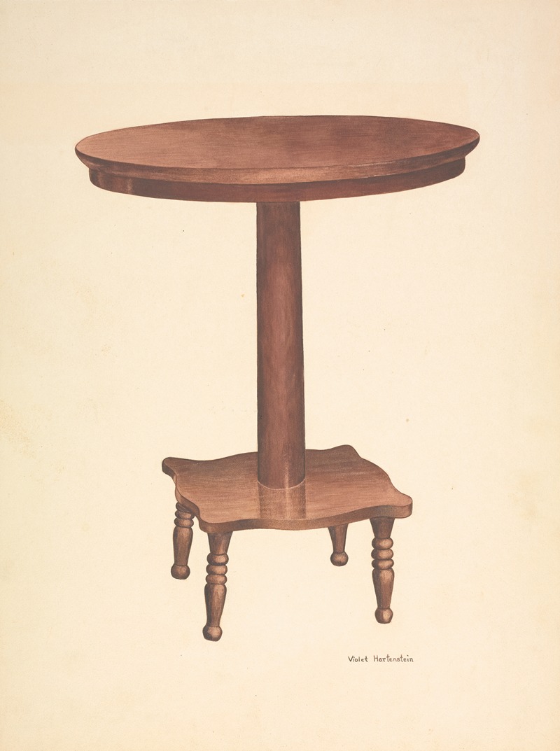 Violet Hartenstein - Round Top Table