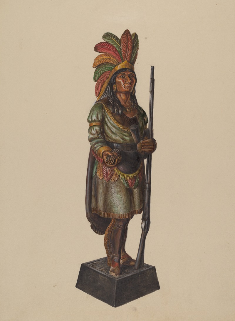 Walter Hochstrasser - Cigar Store Indian