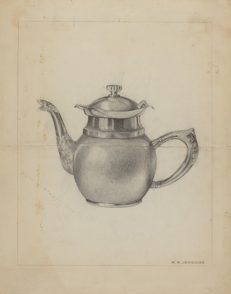 Walter W. Jennings - Silver Teapot