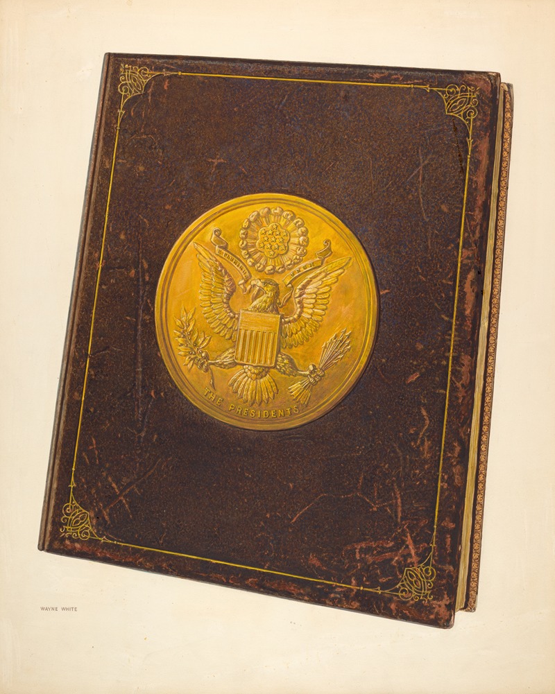 Wayne White - Book with U.S. Seal on Cover